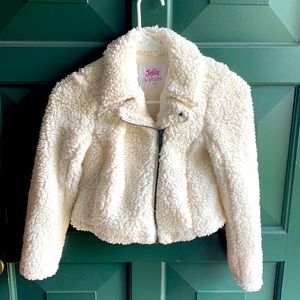 Justice crop style coat